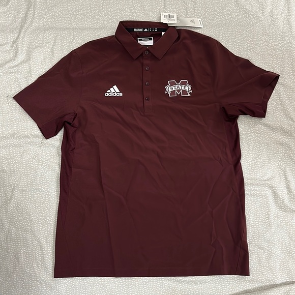 adidas Other - NWT ADIDAS MICHIGAN STATE SHORT SLEEVE SHIRT SIZE MEDIUM